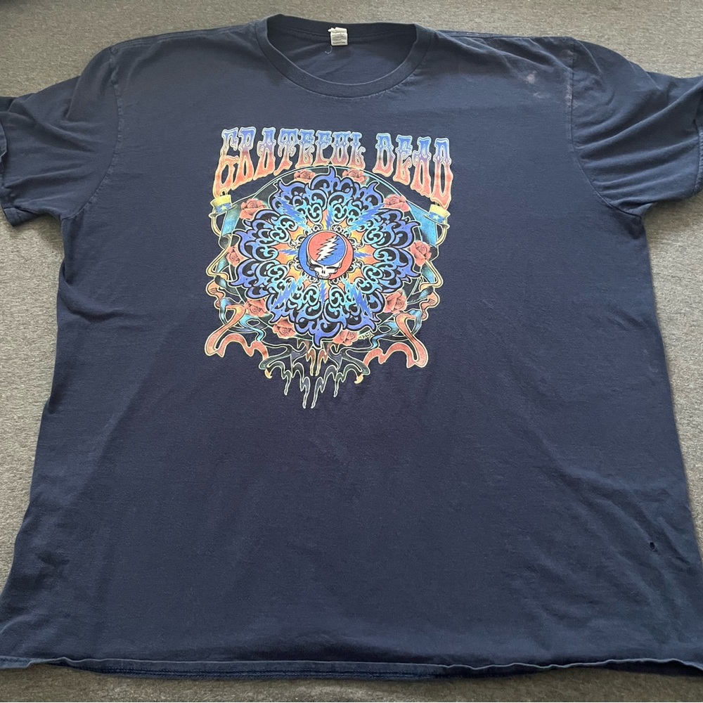Grateful Dead Dark Blue Psychedelic Tee